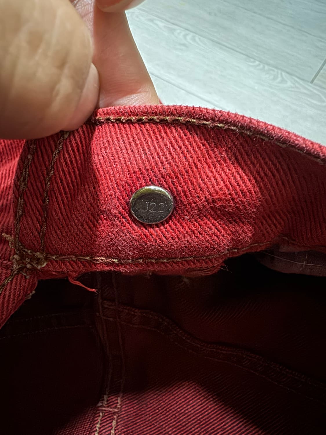 Levi's 90s 리바이스 512-03 재팬 다크 레드 팬츠 상품이미지6