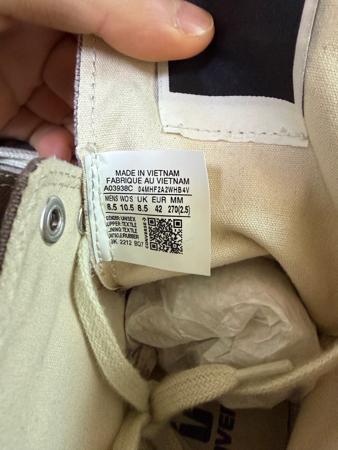 다크쉐도우 컨버스 브라운 상품이미지8