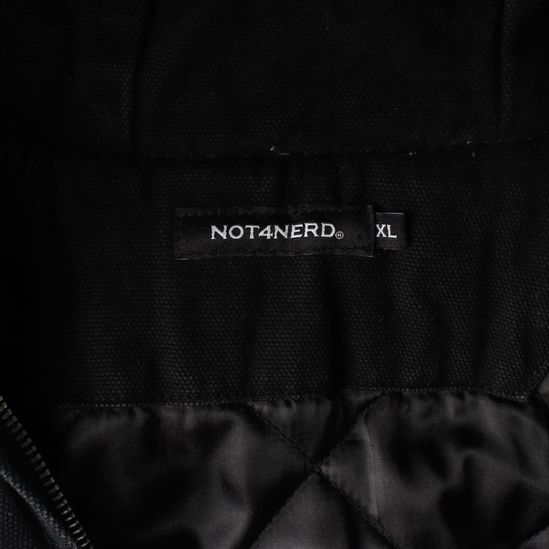 낫포너드 백로고 그래픽 퀼팅 후드집업 XL 상품이미지6