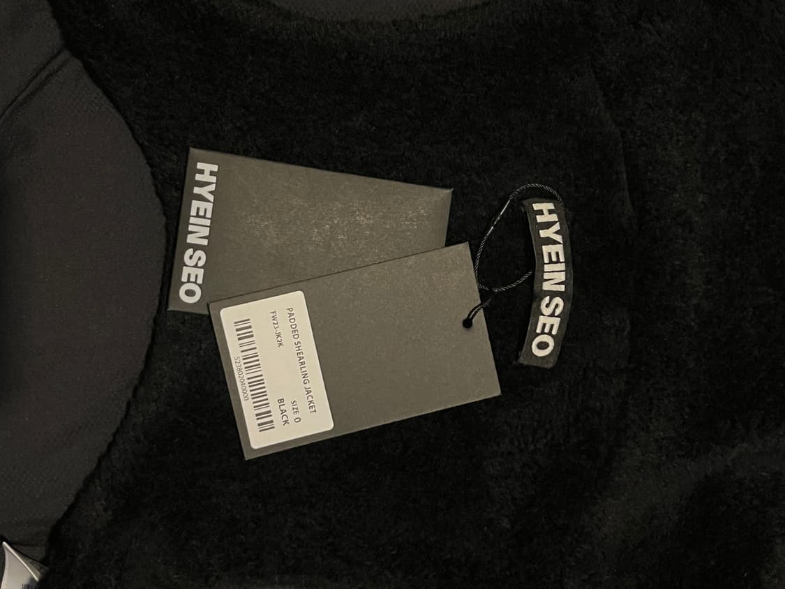 hyeinseo padded shearing jacket 0size 상품이미지5