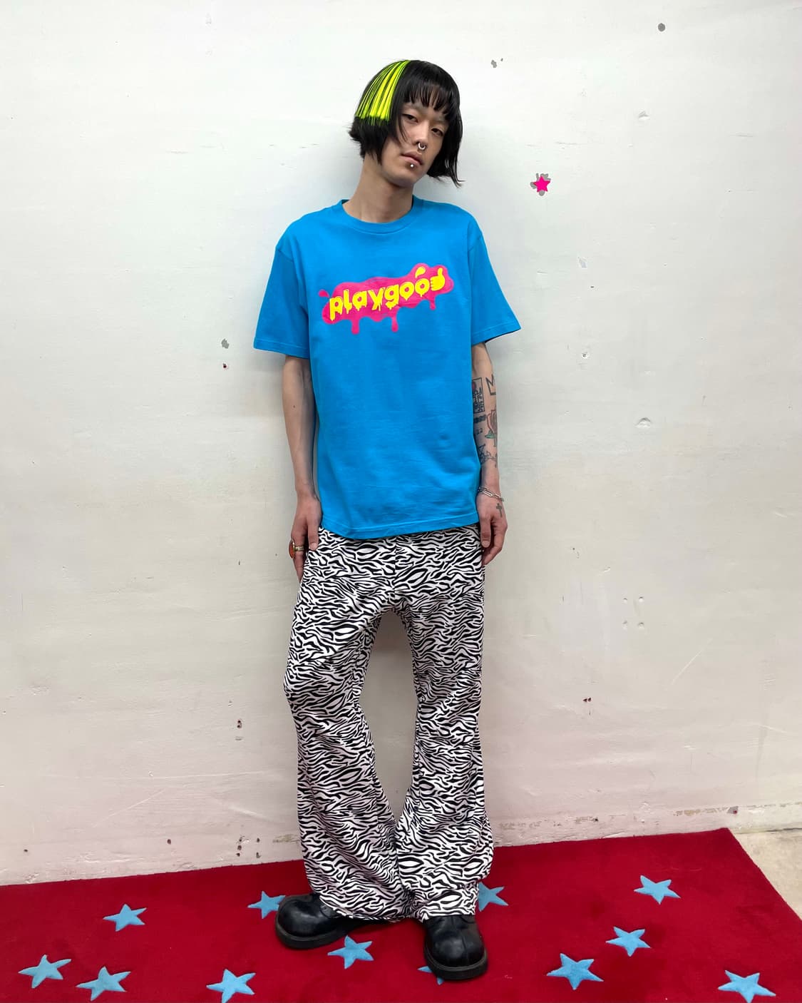 playgood blood blue t-shirt 상품이미지5