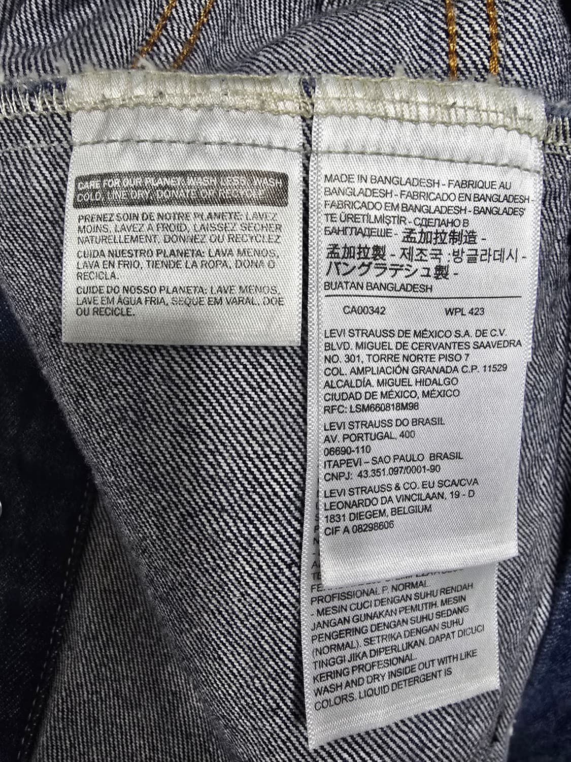 리바이스 데님 트러커 자켓 (1487) 상품이미지4