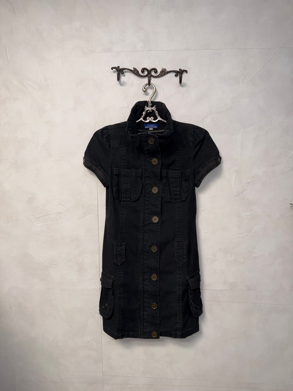 Burberry black button zipper cargo ops 상품이미지2