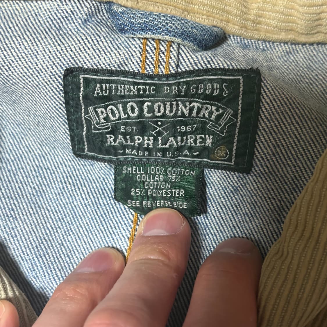 폴로컨트리 덩가리 자켓 M 상품이미지8