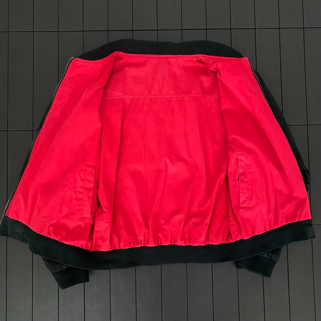 (L) 90s 빈티지 말보로 리버시블 봄버 자켓 상품이미지5