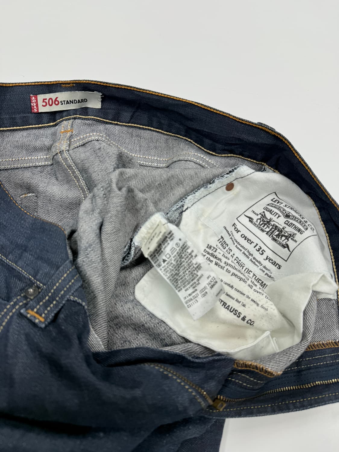 리바이스 506 워싱 데님팬츠 상품이미지6