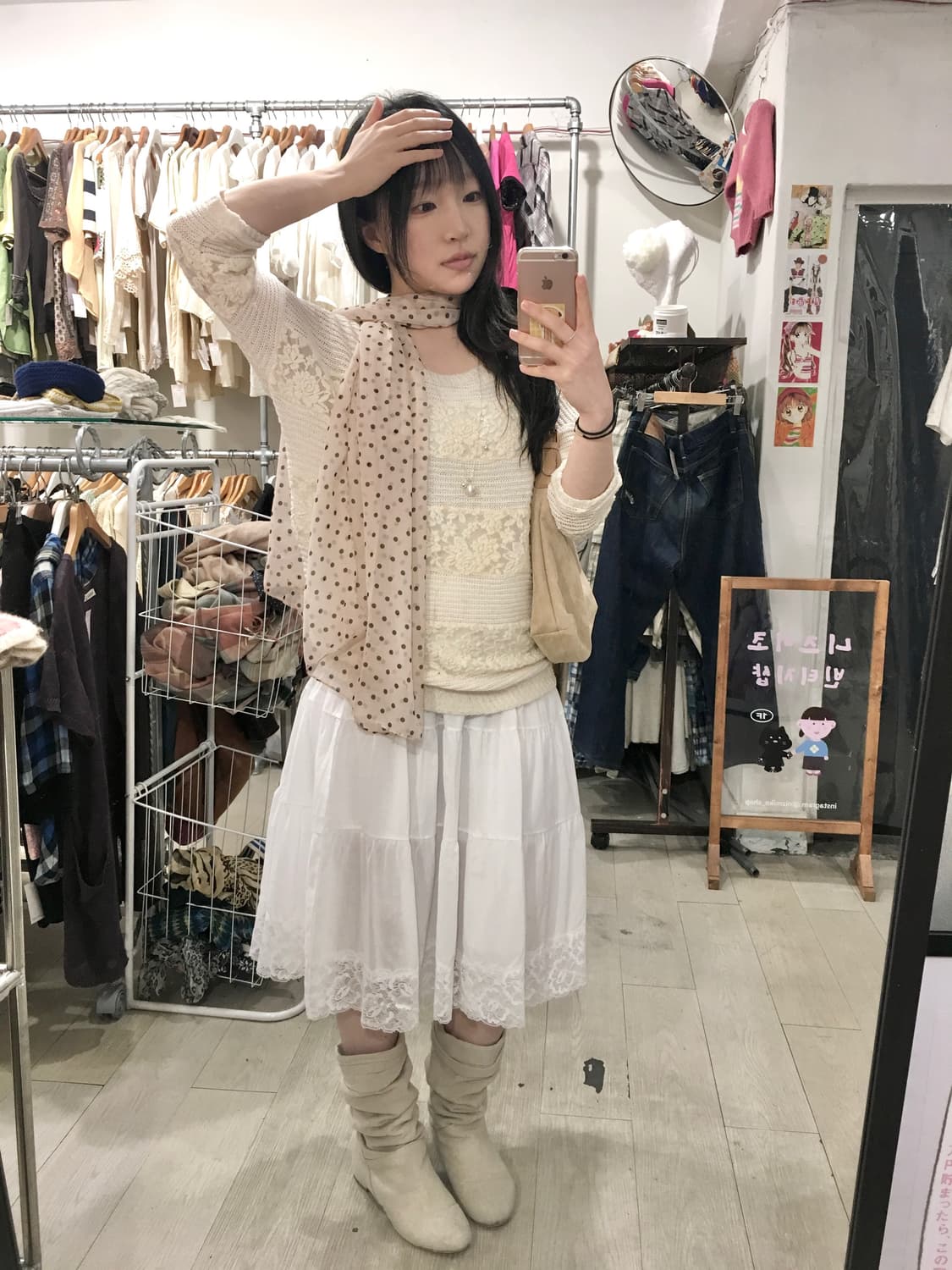 ⭐️단 3일만 할인⭐️mellow lace skirt (white) 상품이미지4