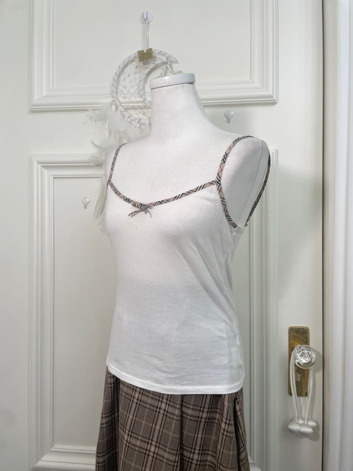 BURBERRY check bow point basic sleeveles 상품이미지2