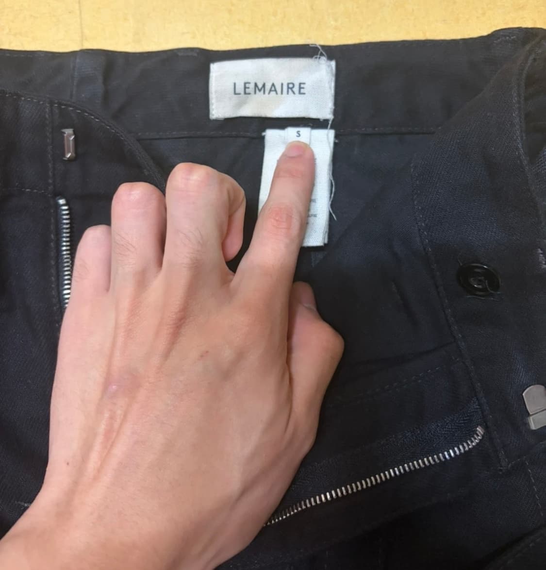 르메르 트위스트 벨트 팬츠 헤비 데님 S 상품이미지3