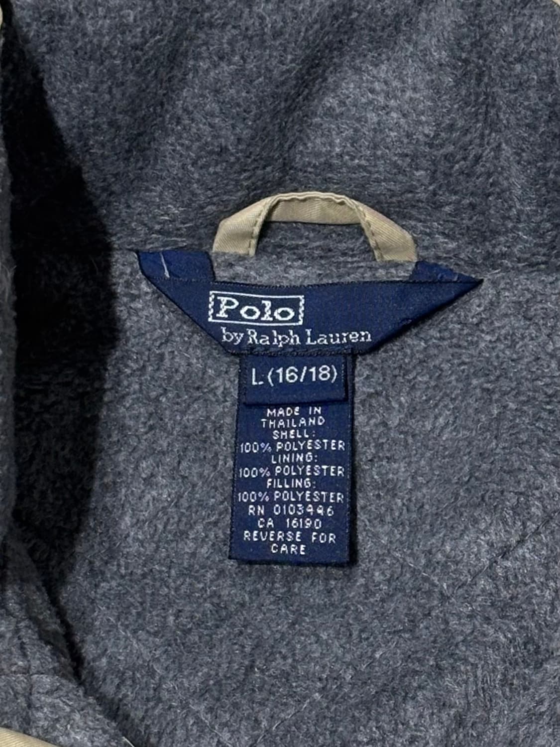 폴로랄프로렌 90‘s 베이지 폴리쉘 자켓 상품이미지7