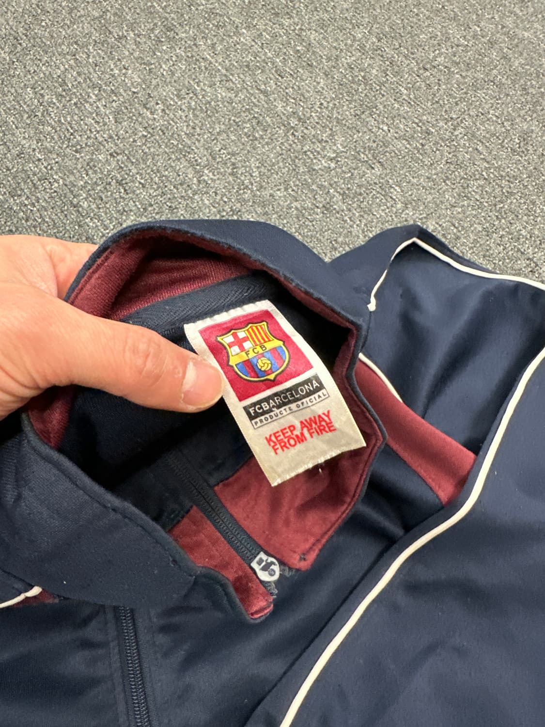 L) FC 바르셀로나 바르샤 트랙탑 져지 집업 상품이미지6