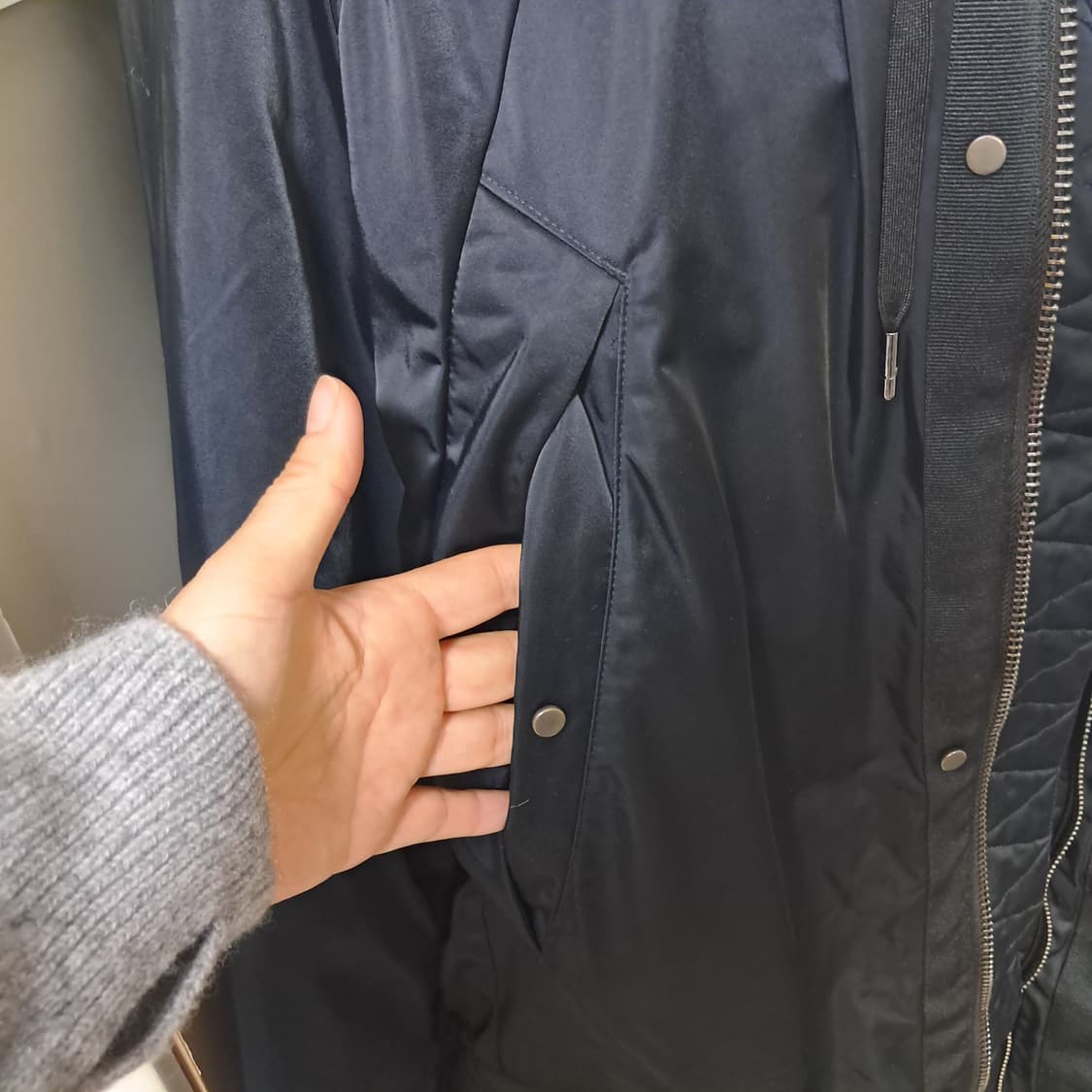 조던 블랙 패딩 덕다운 L(약105) 상품이미지6