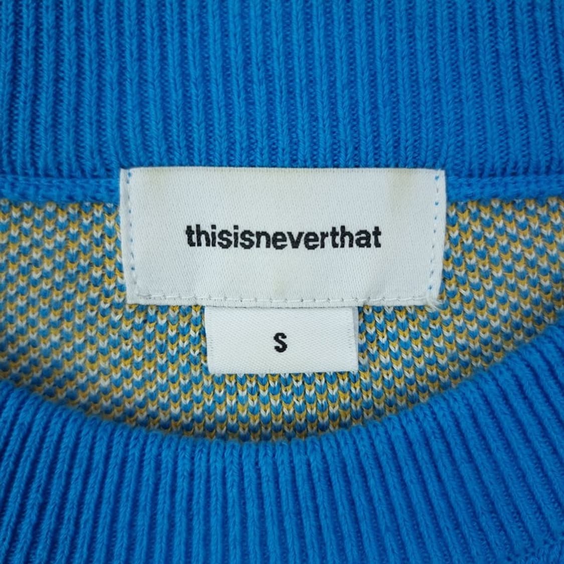 [디스이즈네버댓] 빅로고 오버핏 니트 M19468 상품이미지7