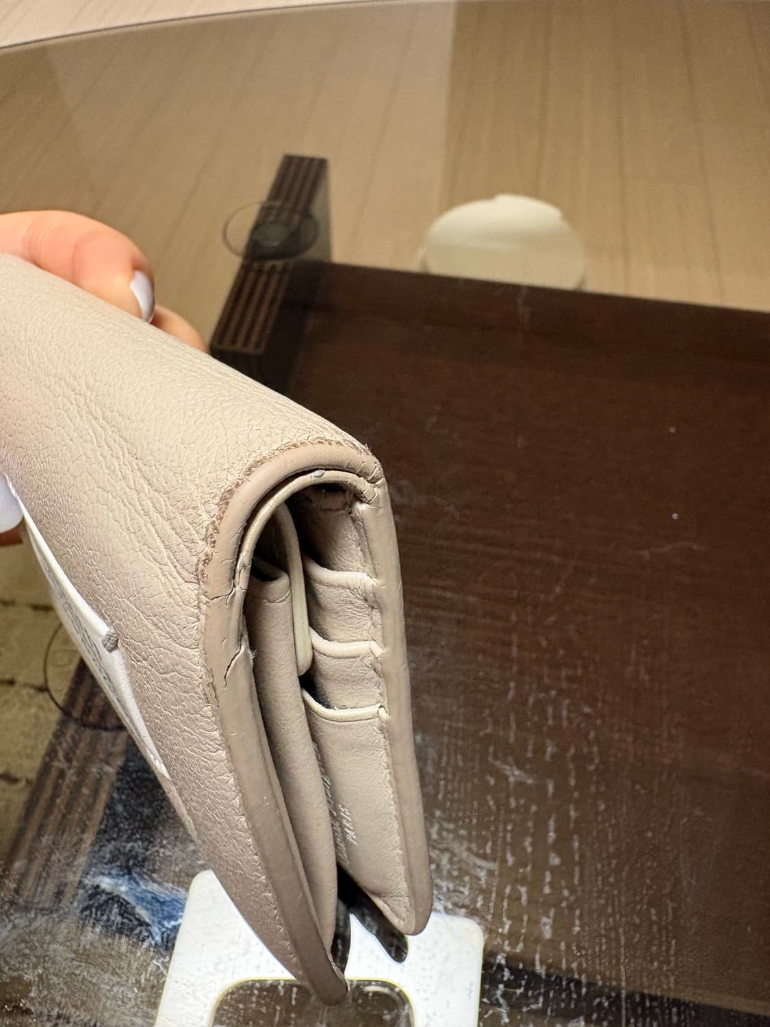 메종마르지엘라 반지갑 베이지 상품이미지5