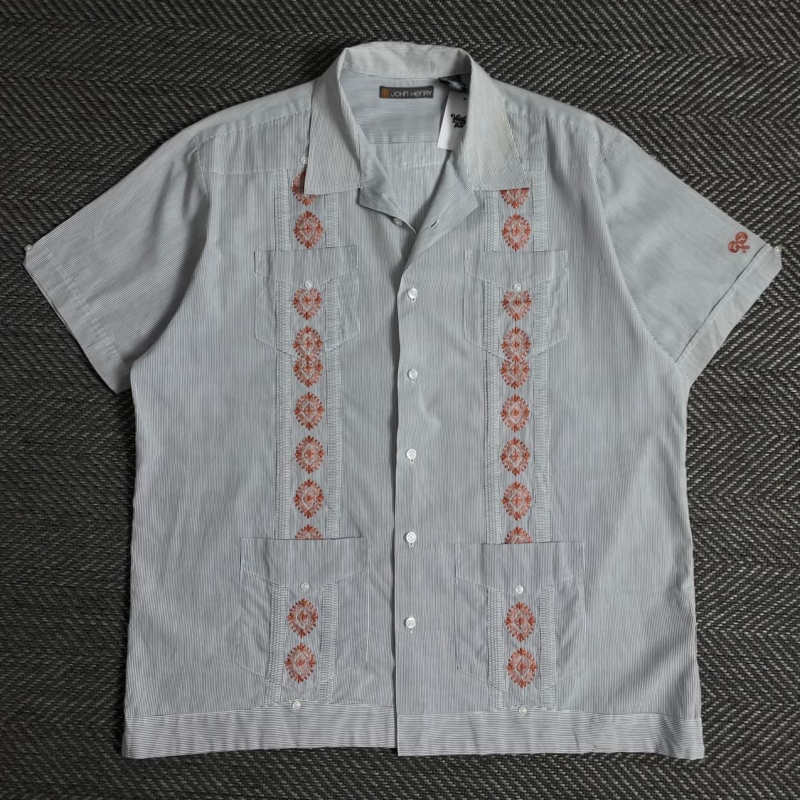 USA 오리지날 빈티지 디테일 쿠바 셔츠y 3473 상품이미지2