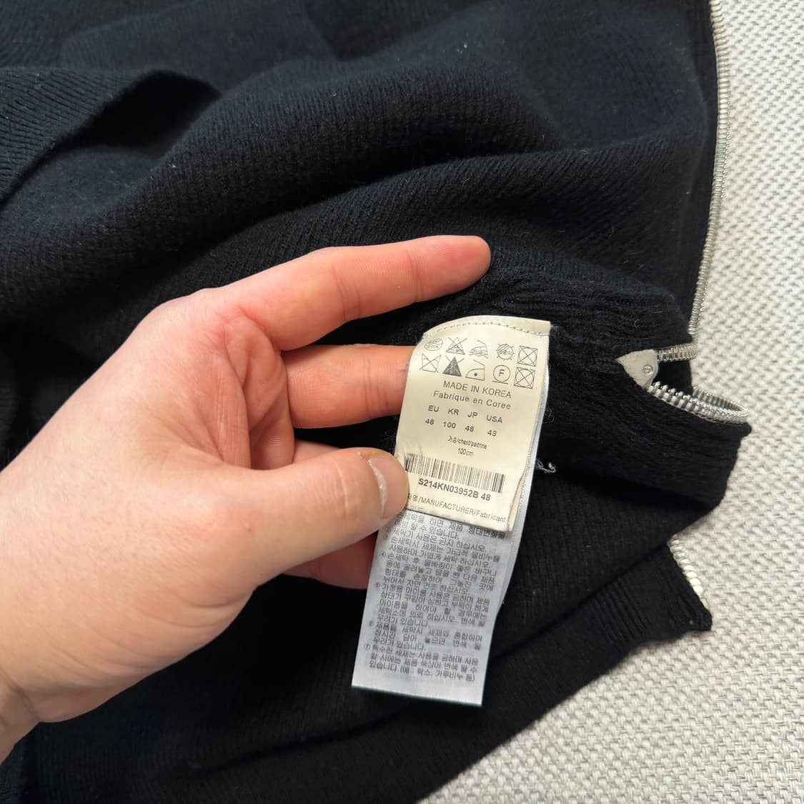 솔리드옴므 라운드 니트 상품이미지4