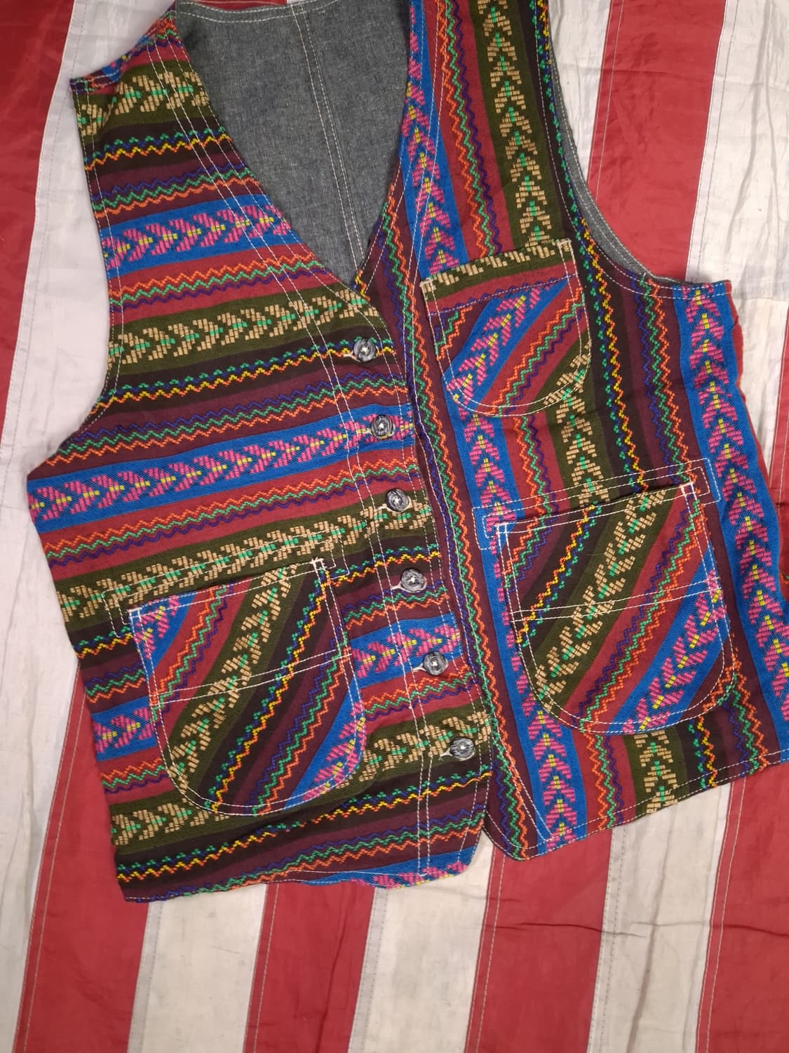 새제품 grn 멀리칼라 리버서블 베스트 상품이미지2