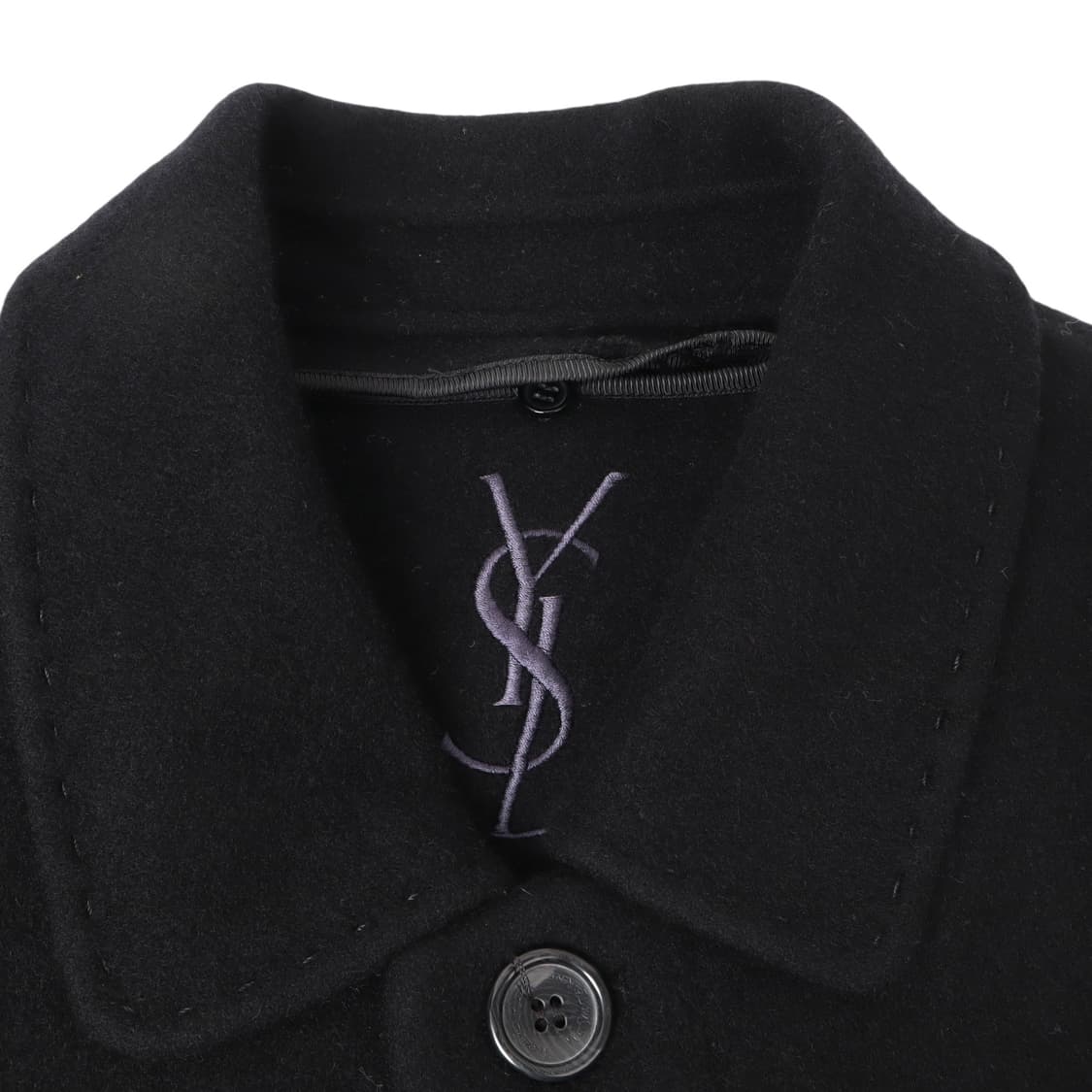 입생로랑 핸드메이드 캐시미어 블렌드 싱글 코트 상품이미지7