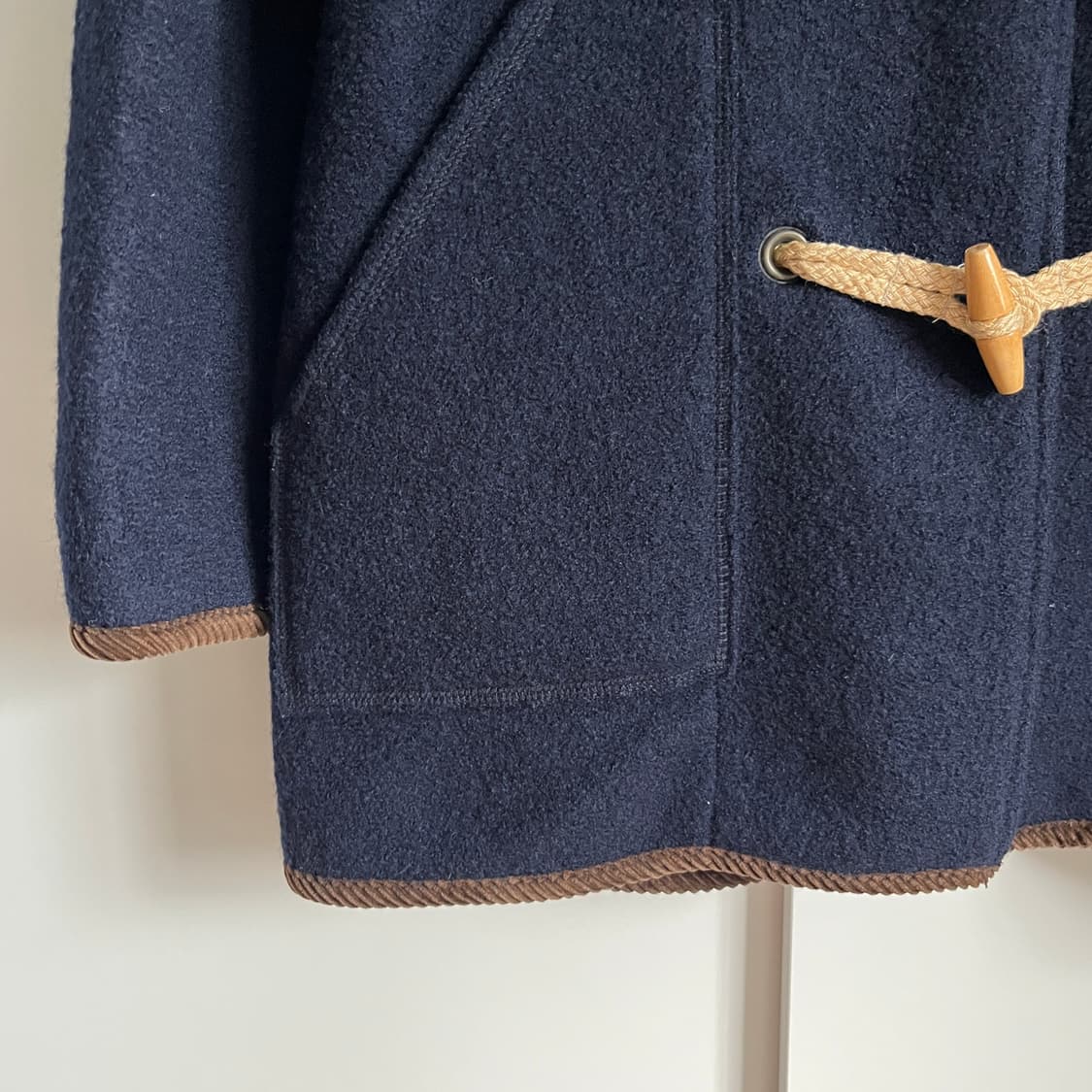 BLANC BLEU MINUIT wool 100% Duffle coat 상품이미지4