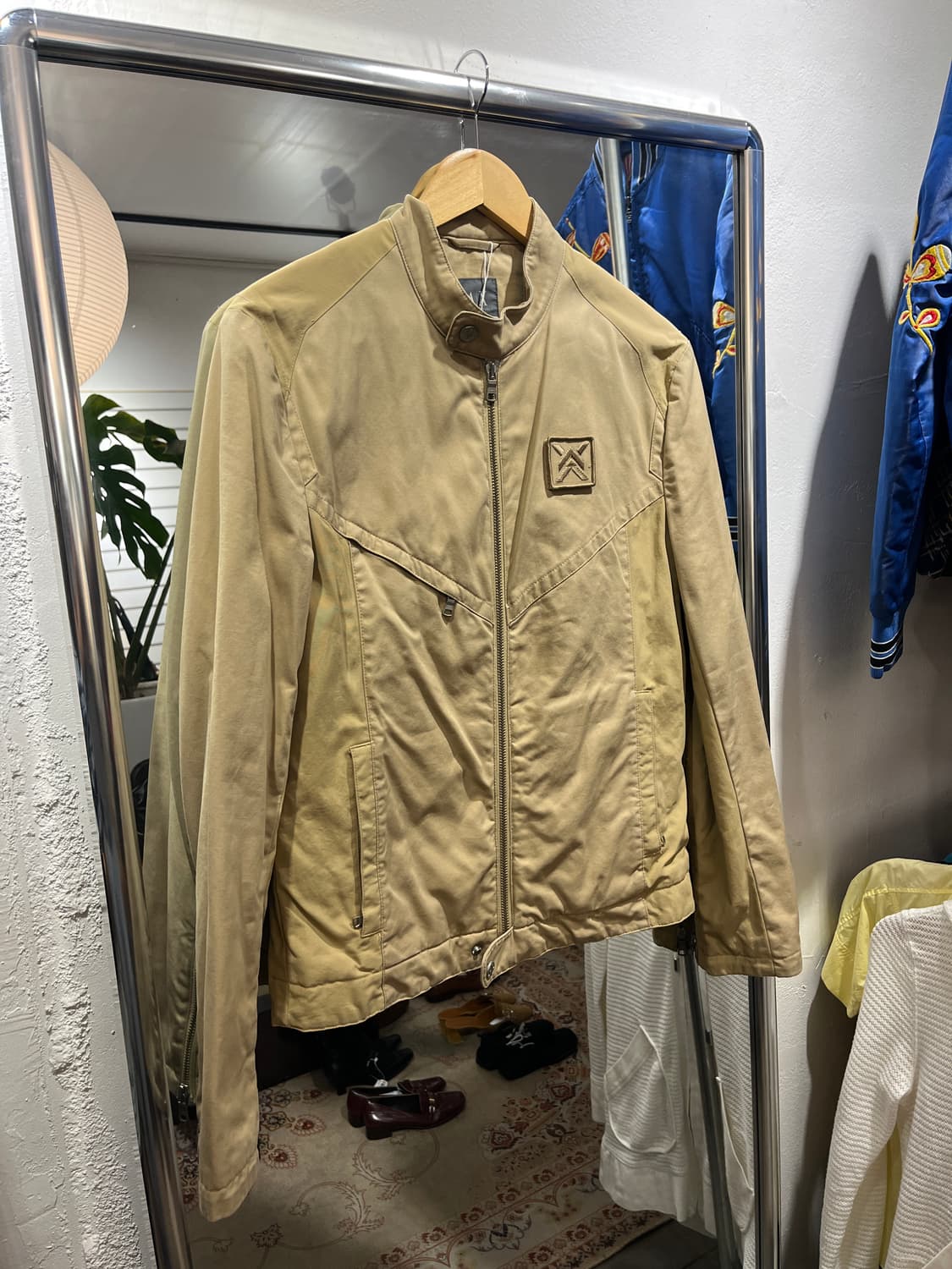 아르마니 익스체인지 코튼 바이커 자켓 상품이미지1