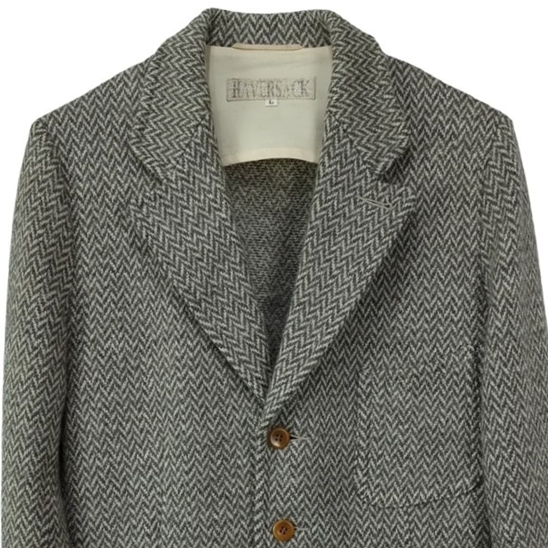 [하버색] 헤링본 트위드 모직 쓰리버튼 블레이저 자켓 P01563 상품이미지4