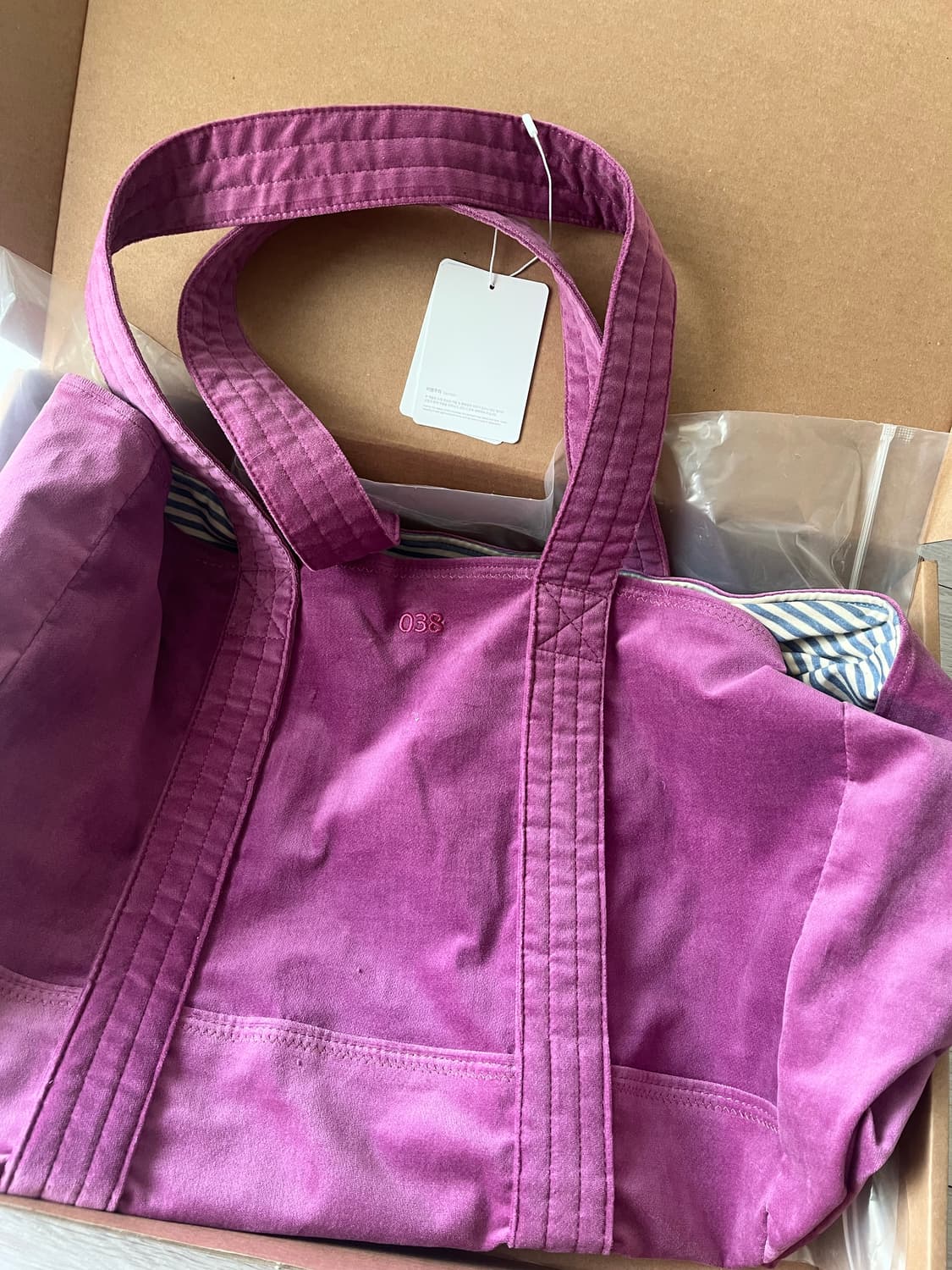 Coyseio 038 OVERSIZED TOTE BAG PINK 상품이미지3