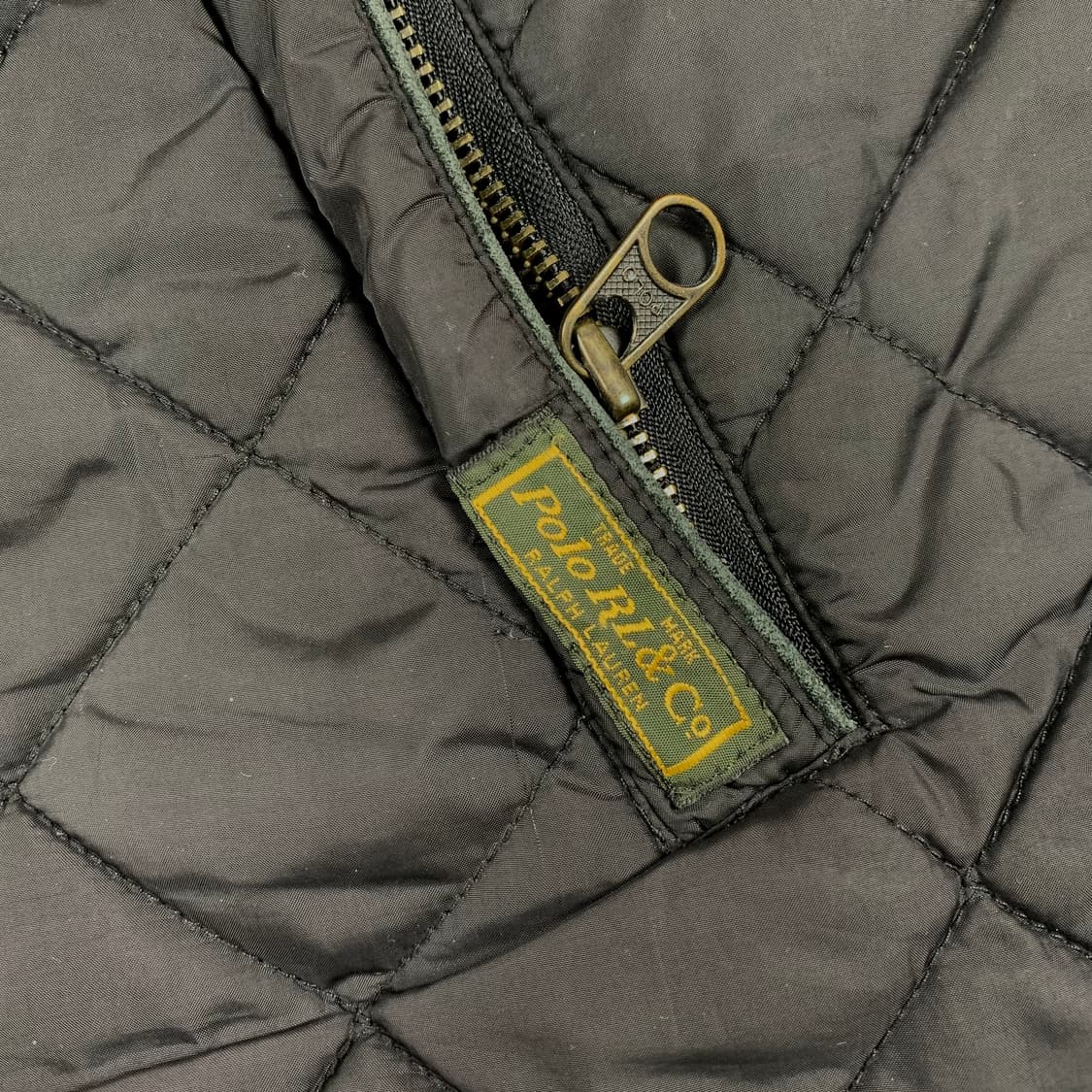 폴로 랄프로렌 코듀로이배색 블랙 퀼팅 자켓 상품이미지3