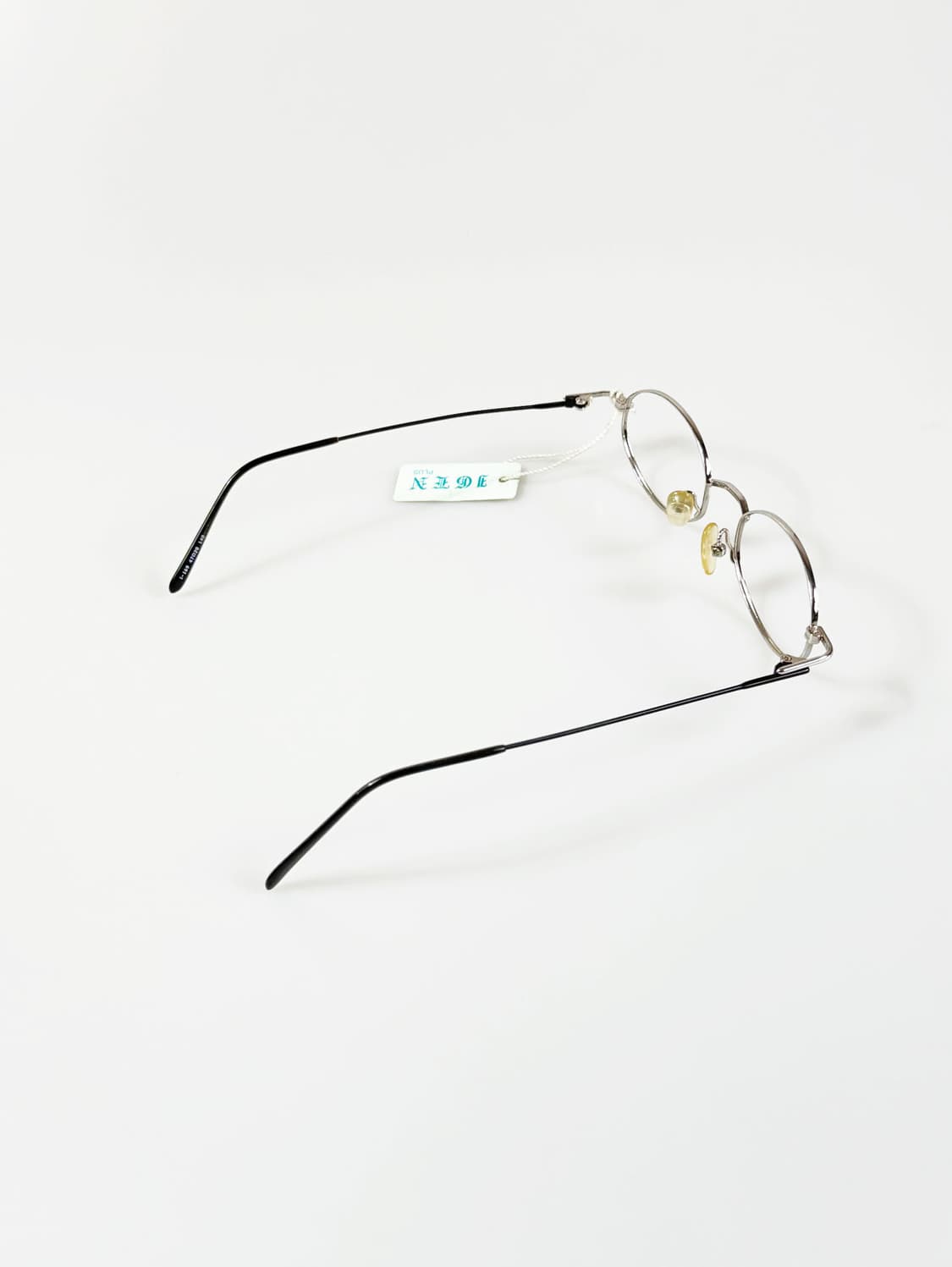 90s IGEN 실버 메탈 슬림 오벌 프레임 빈티지 안경 상품이미지4