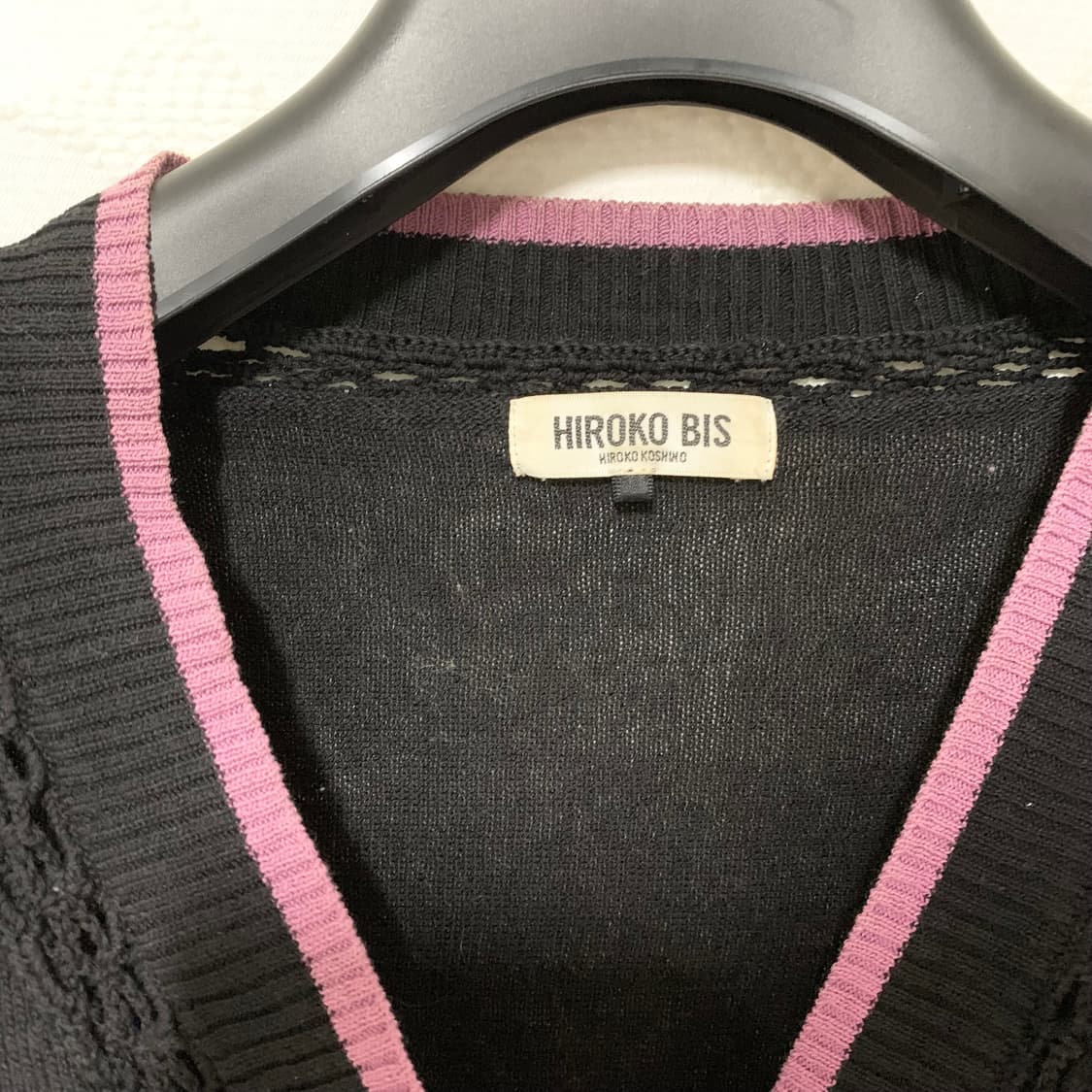 히로코 비스 플라워 니트 가디건 상품이미지6