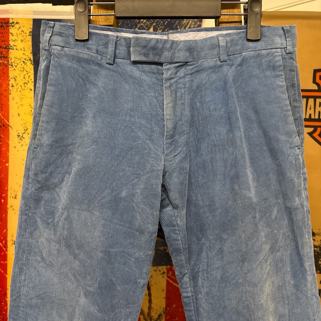 폴로 랄프로렌 신형라벨 스카이블루 파인웨일 코듀로이 팬츠 N88 상품이미지3