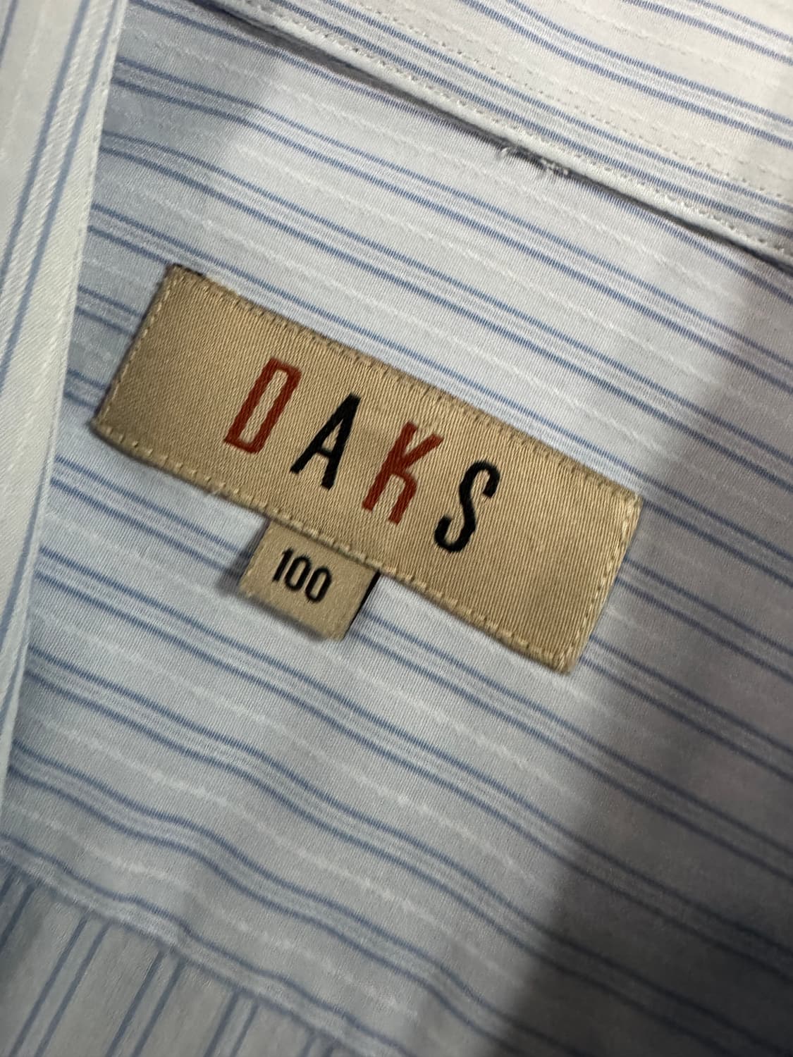 닥스 daks 소라 스트라이츠 정장 셔츠 L 상품이미지3