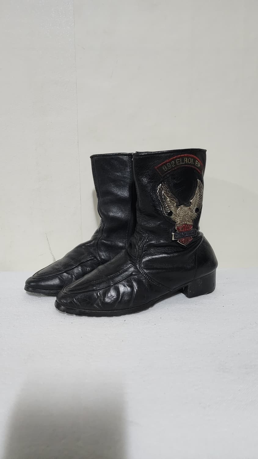 빈티지 바이크 가죽 부츠 상품이미지1