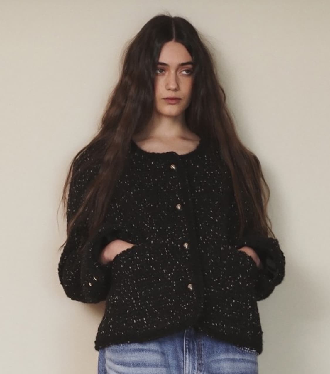 아우어솔티 클래식 트위드 자켓 상품이미지1