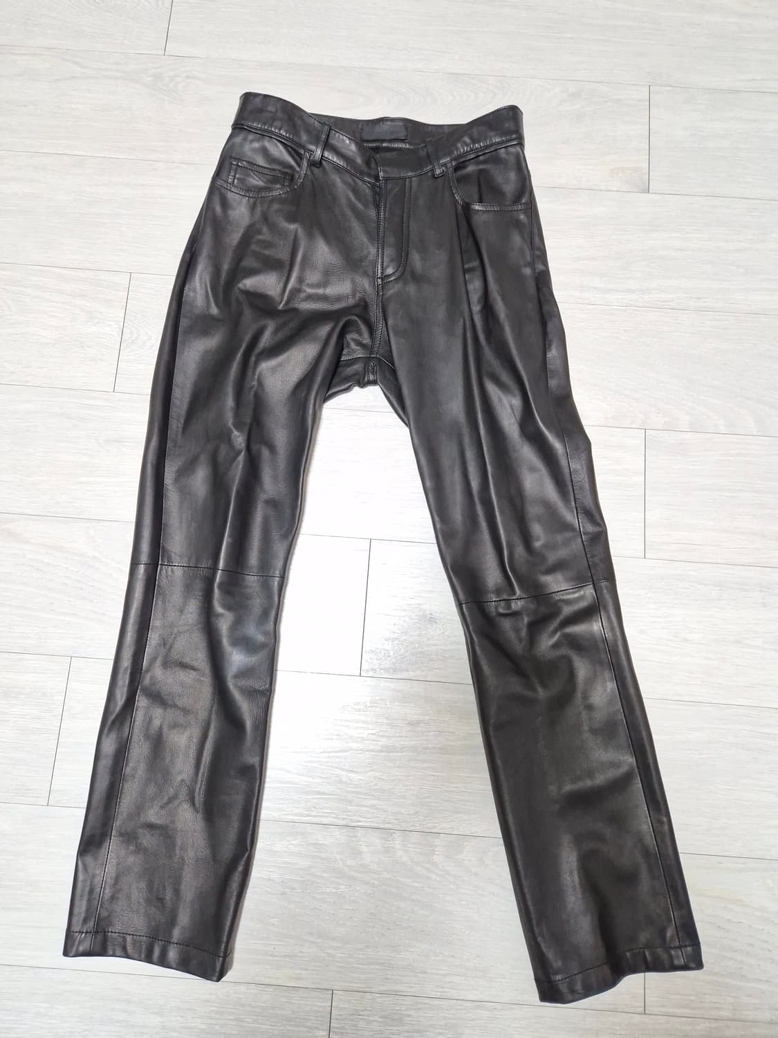 발렌시아가 스키니 레더 팬츠 상품이미지1