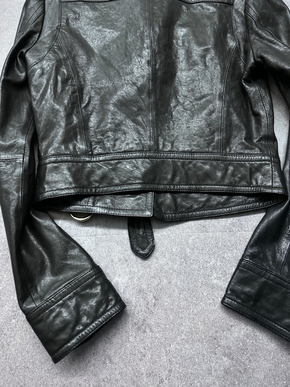 골드 버튼 나폴레옹 램스킨 자켓 상품이미지6