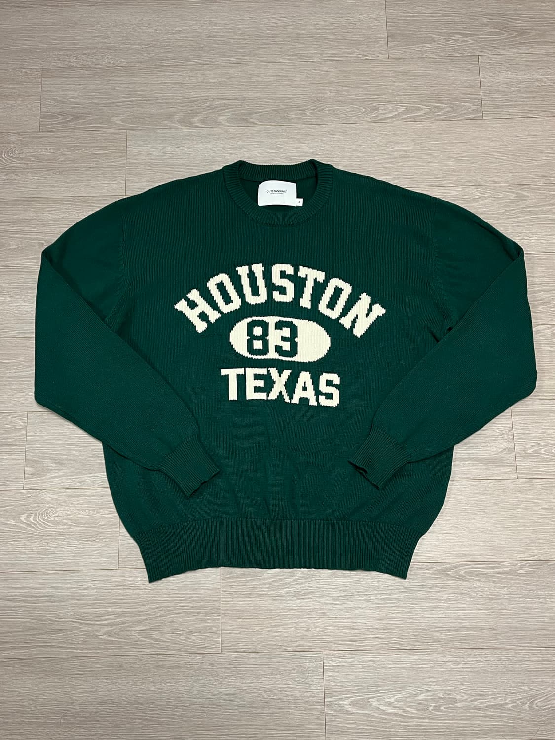(새상품) 아웃스탠딩 휴스턴 니트 그린 상품이미지2
