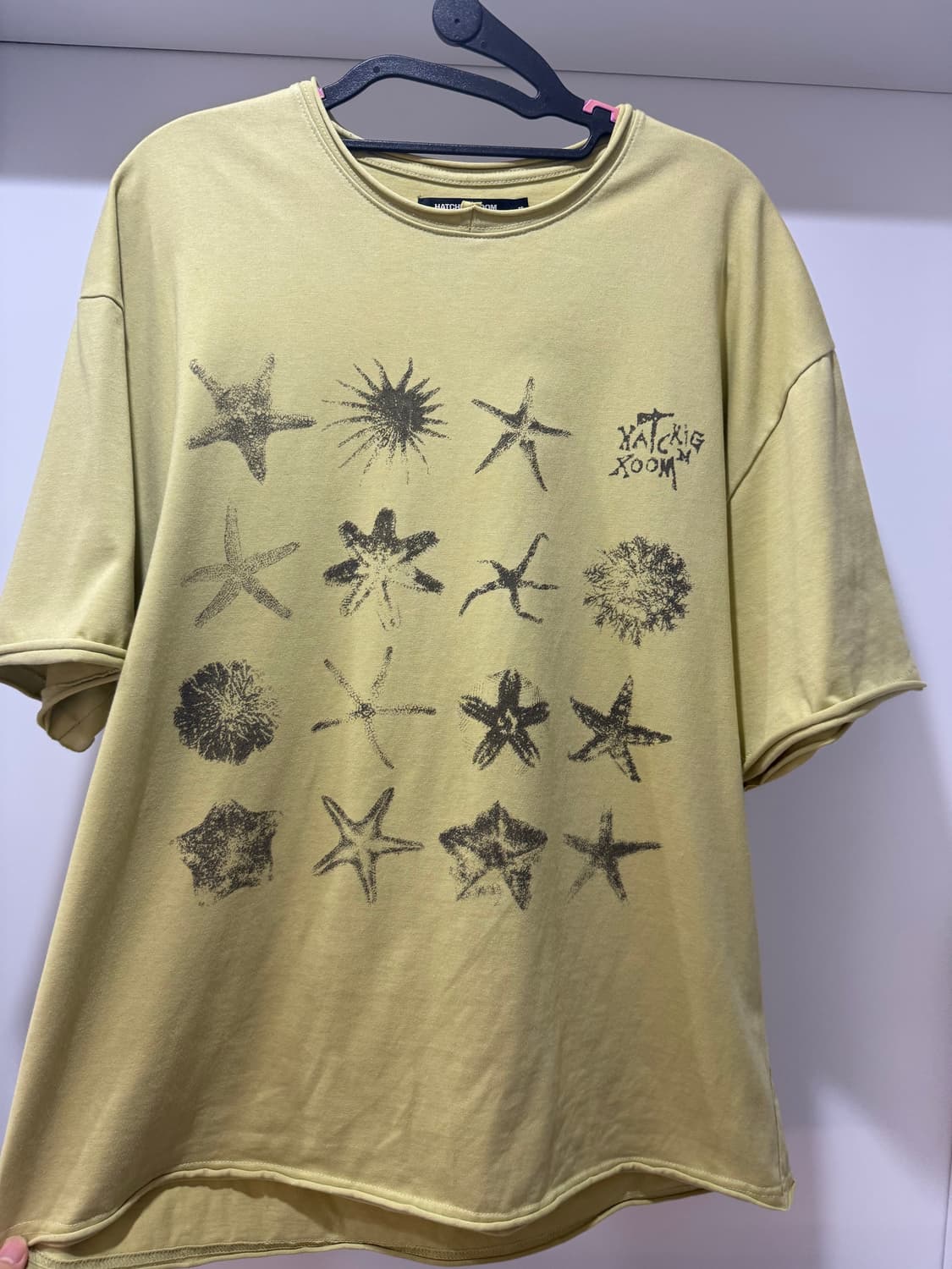 해칭룸 starfish tee yellow 상품이미지5