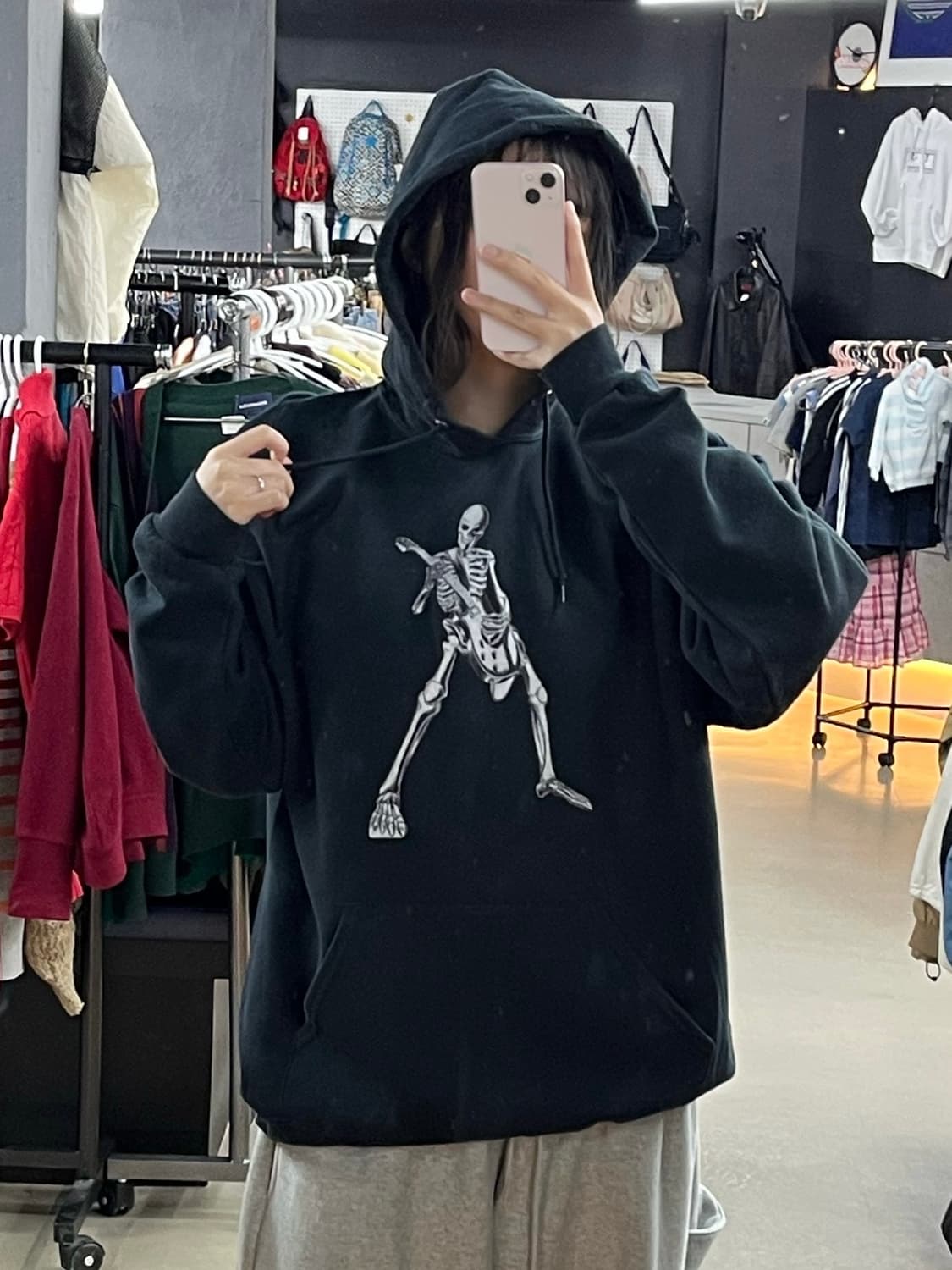 스컬 후드티 상품이미지2