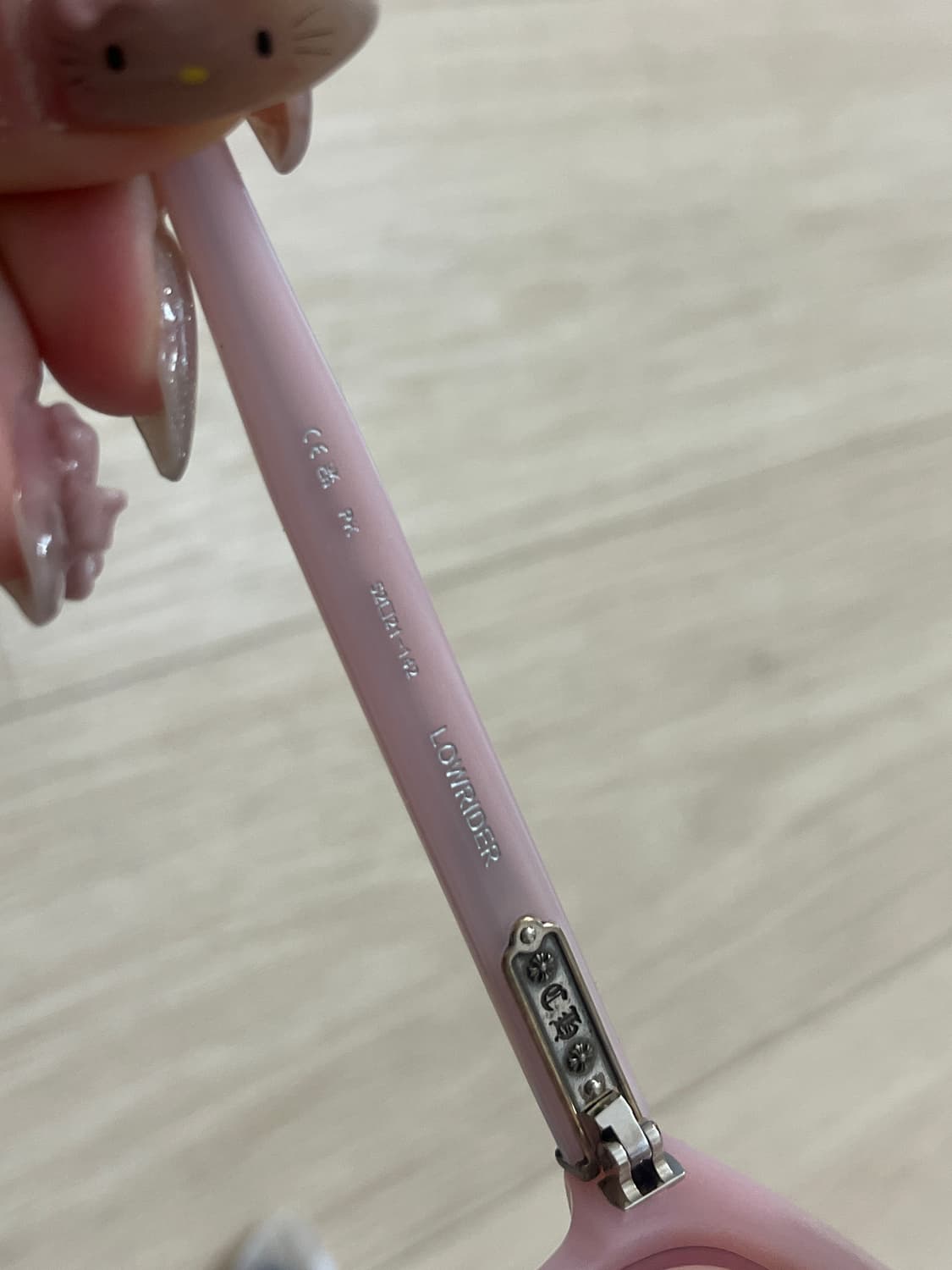 크롬하츠 로우라이더 선글라스 베이비핑크 52 (영수증O) 상품이미지8