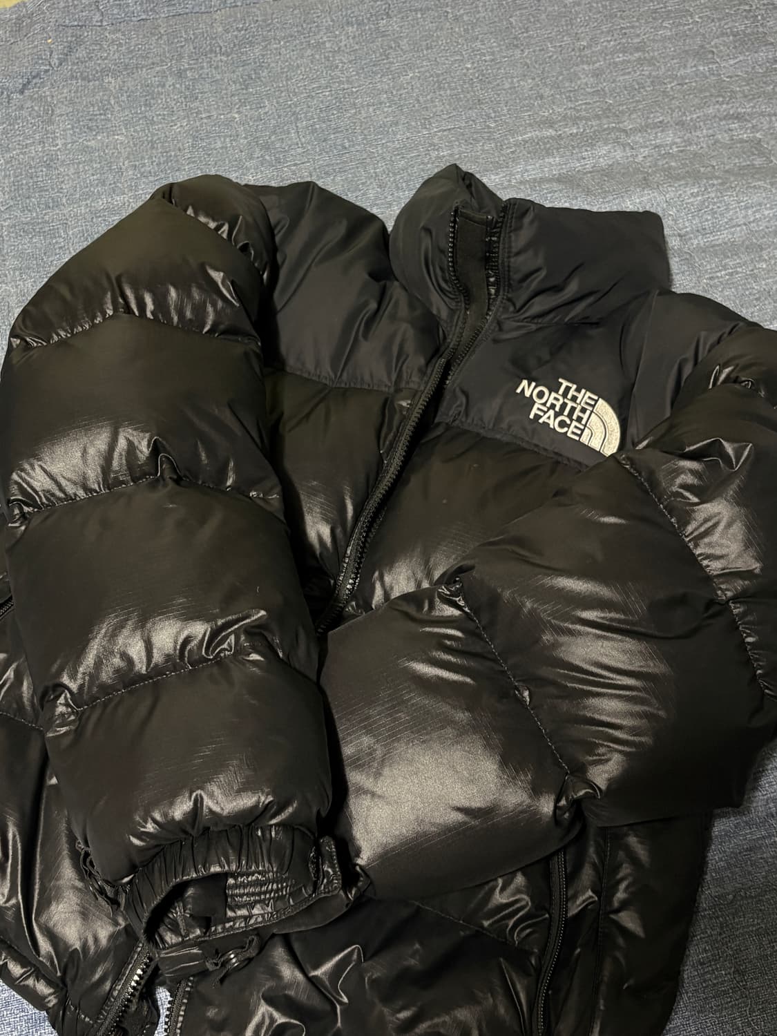 노스페이스 눕시 1996 리얼 블랙 m 패딩 숏패딩 상품이미지1