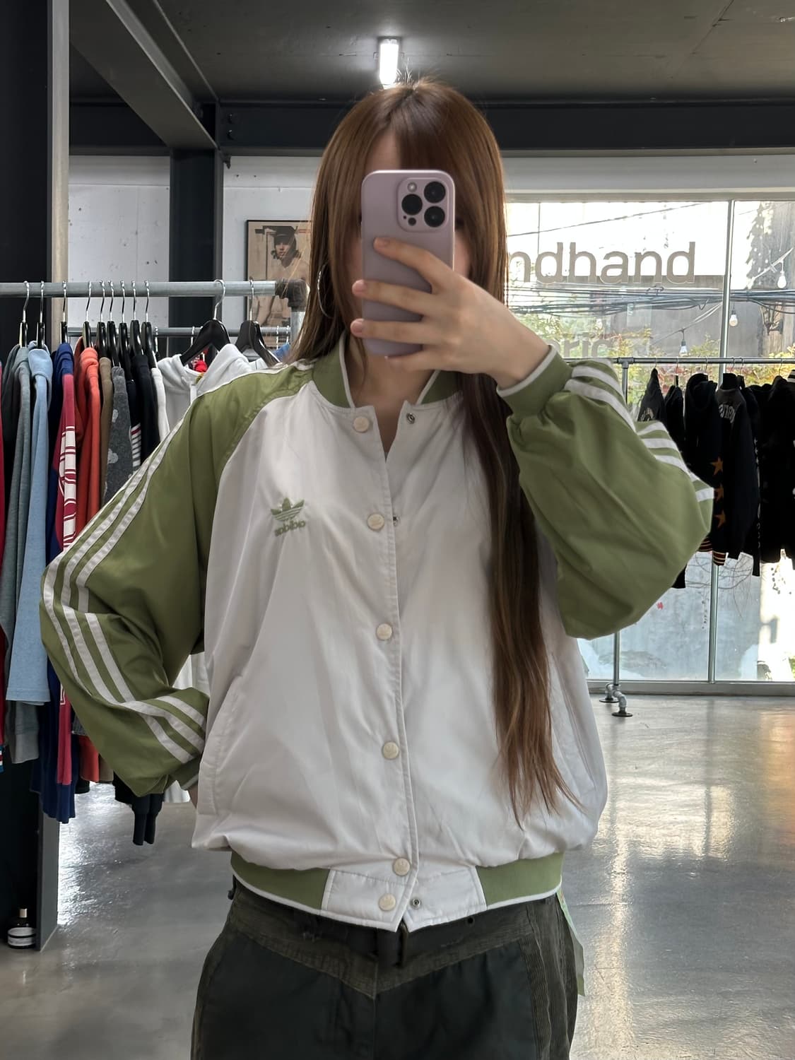 아디다스 빅로고 트랙 블루종자켓 상품이미지3