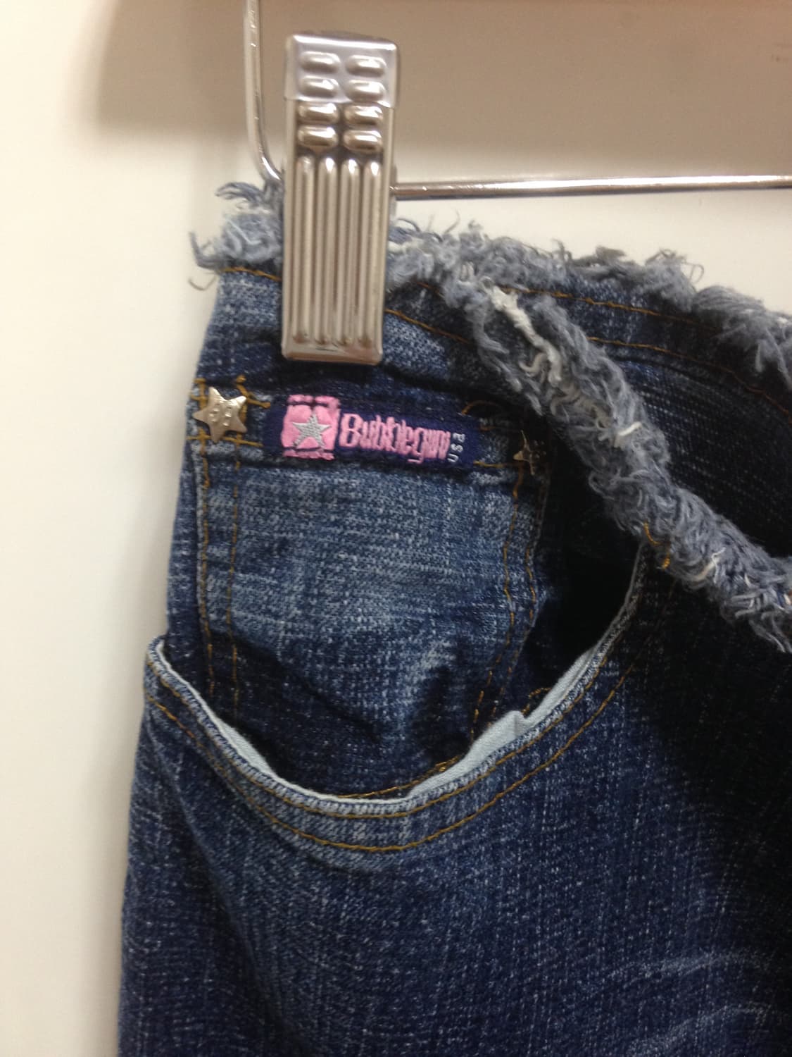 Washed denim midi skirt  상품이미지3