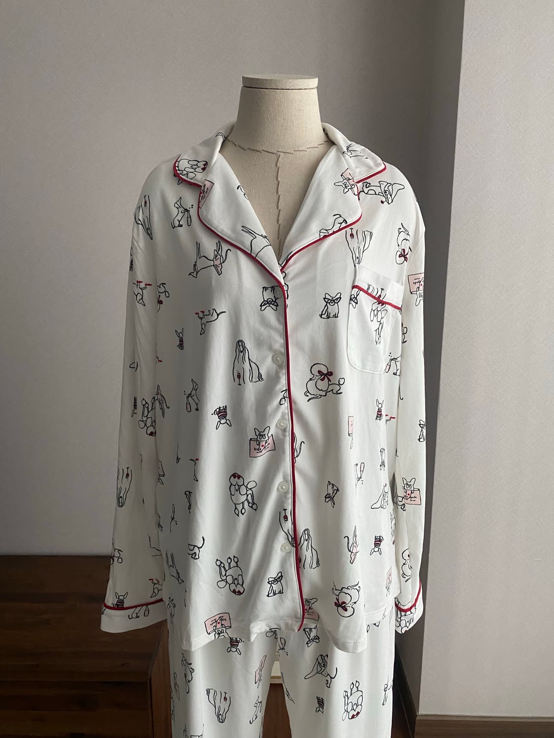 kate spade 케이트스페이드 롱 파자마 세트(M,미착용) 상품이미지4