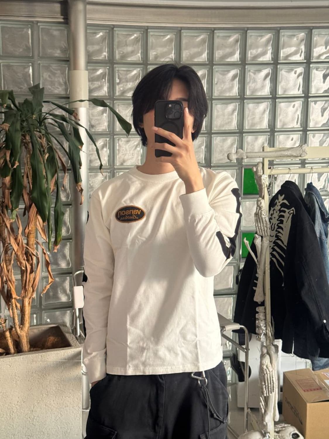 LONG SLEEVE TEE 본 롱슬리브 티셔츠 NVLT-2414 상품이미지2