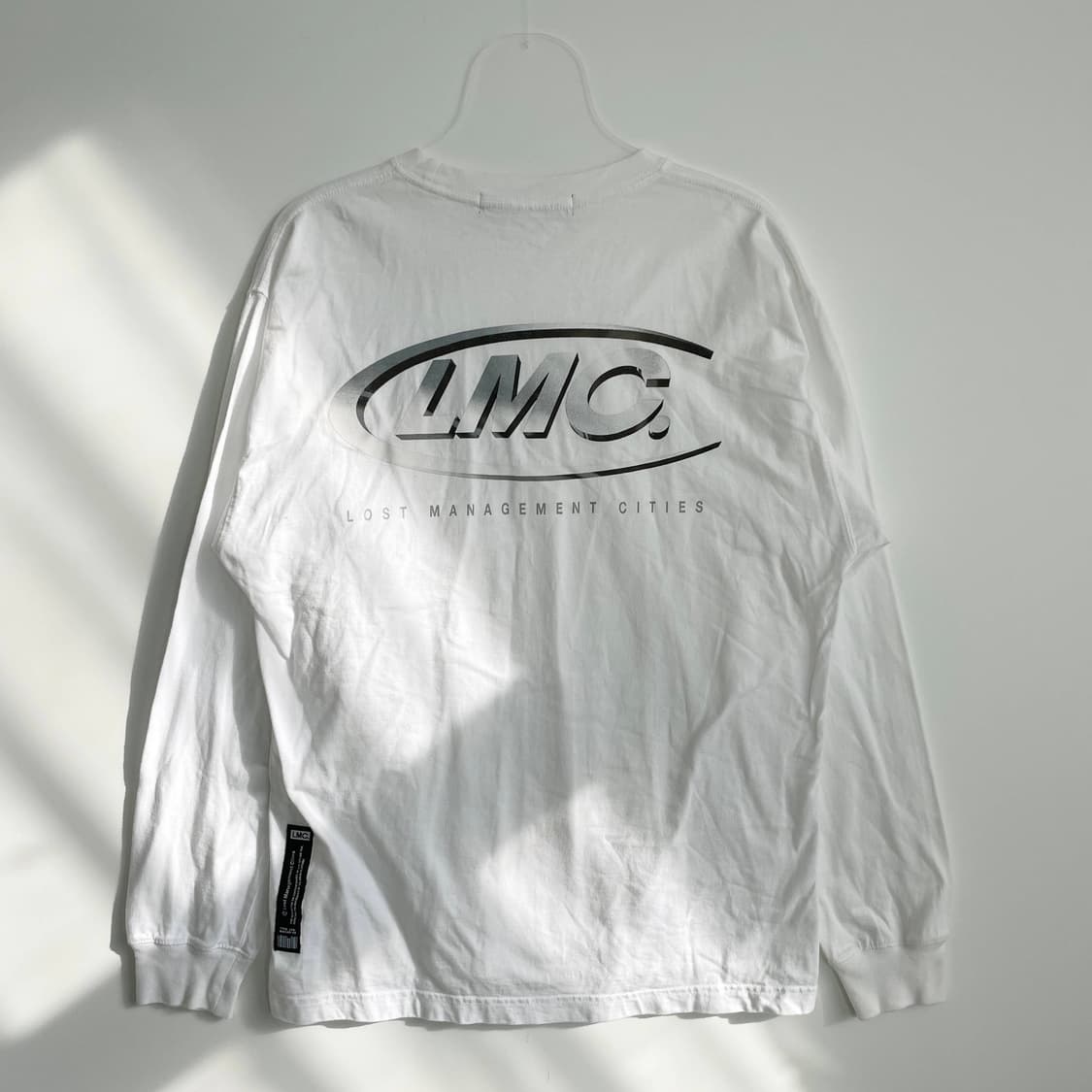 C1 LMC 엘엠씨 화이트티셔츠 롱슬리브 M사이즈 상품이미지3