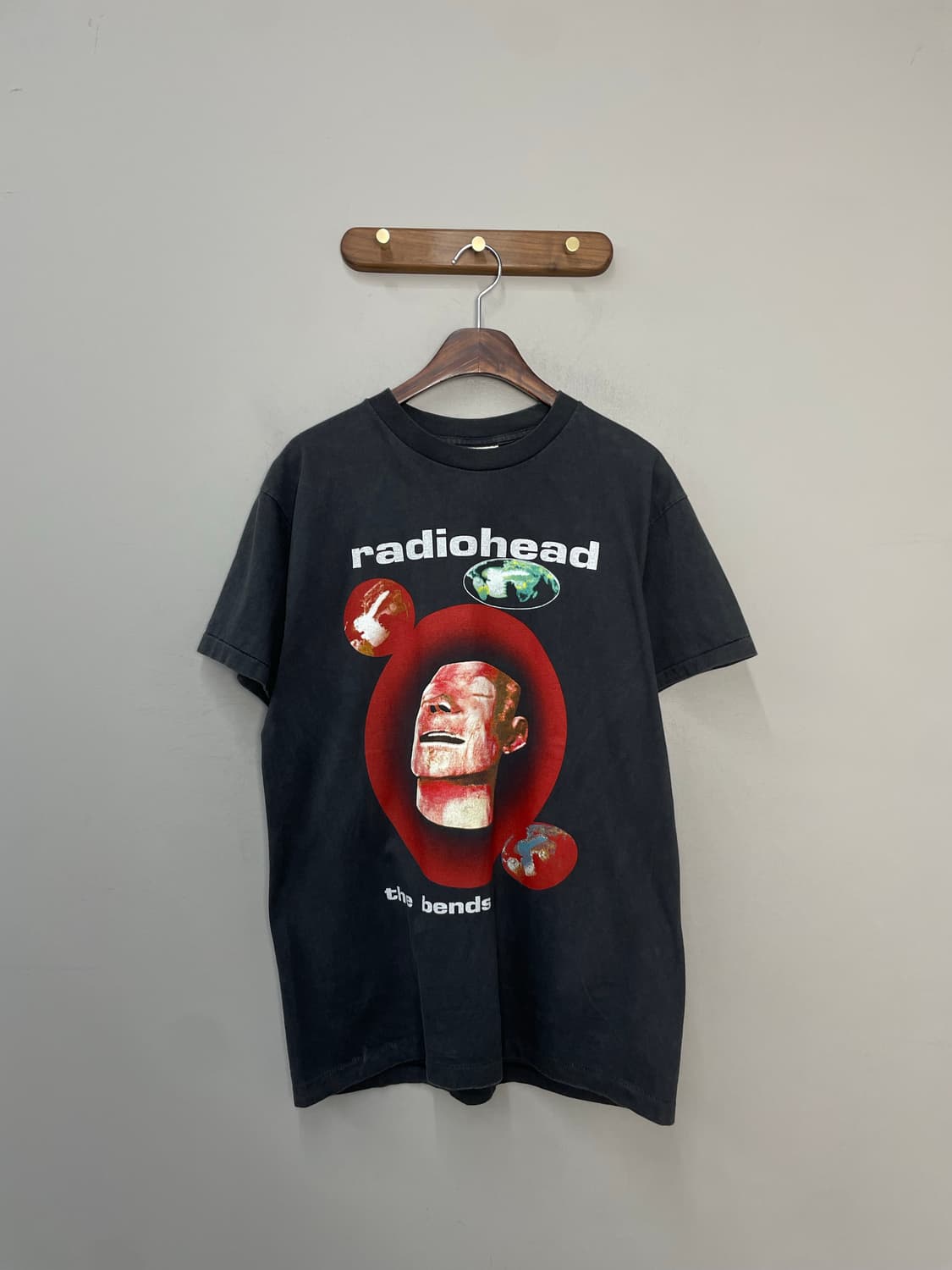 빈티지 라디오헤드 월드투어 반팔 H2443 상품이미지2