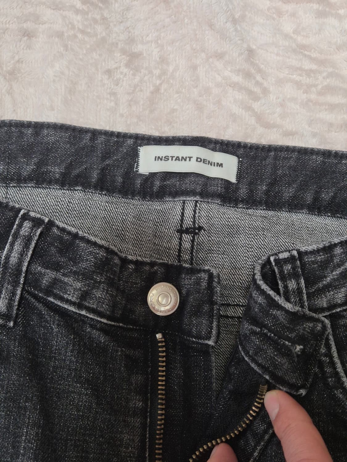 인스턴트데님 블랙진 32 상품이미지2