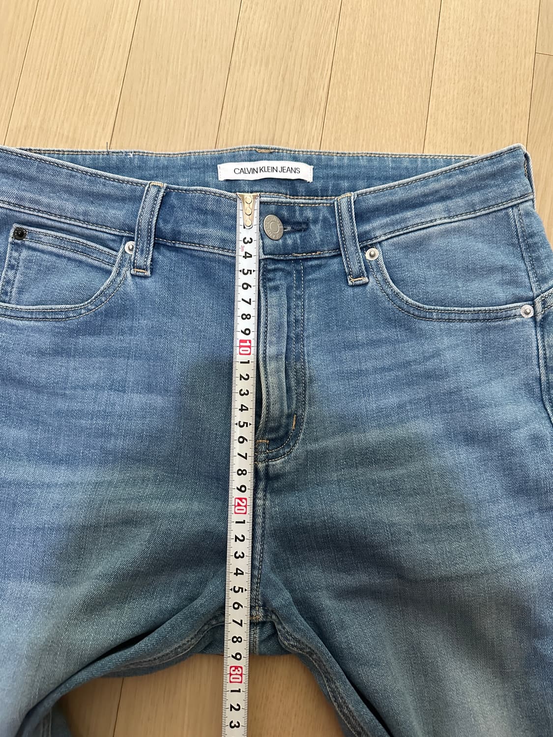 캘빈클라인 진 하이라이즈 슬림부츠컷 청바지 29 상품이미지6