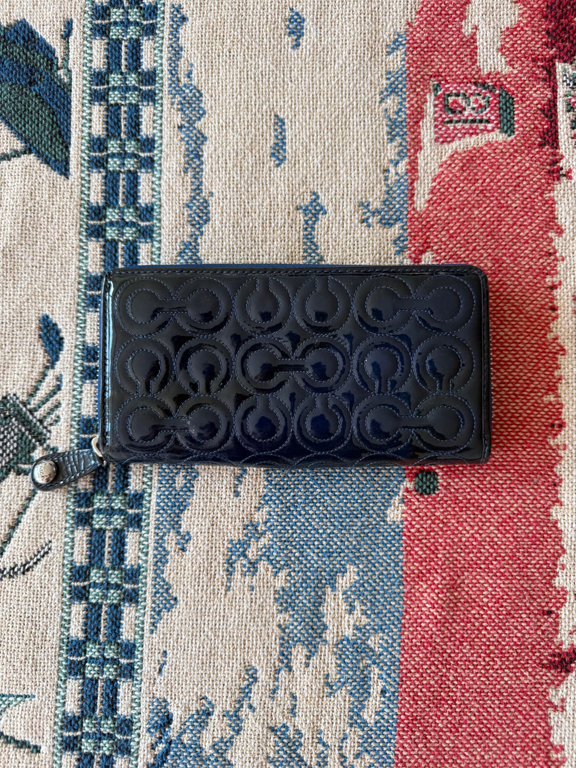 코치(COACH) 레더 지퍼 장지갑 상품이미지1