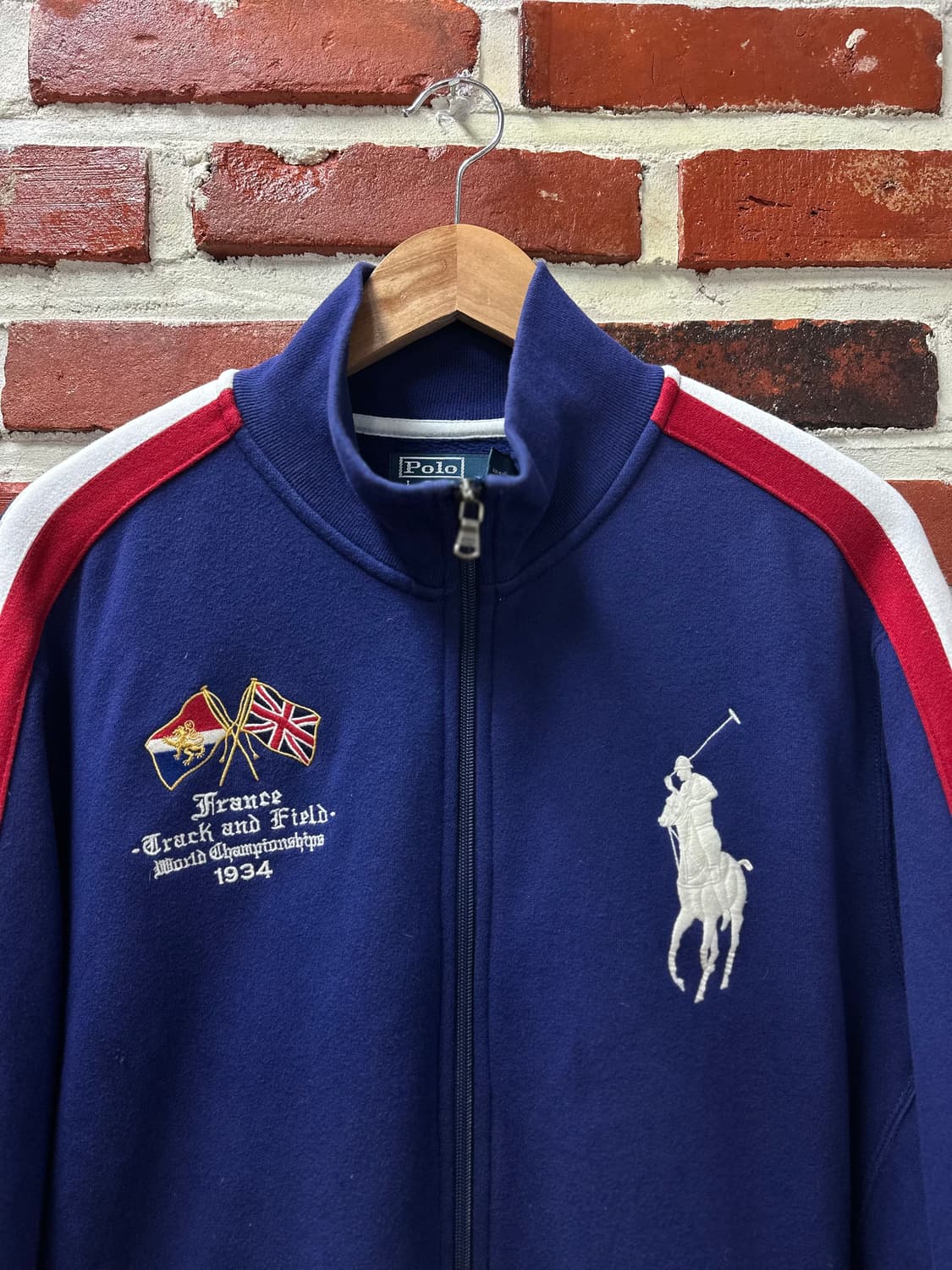 (XL)폴로 빅포니 트랜앤필드 집업 자켓 네이비 상품이미지2